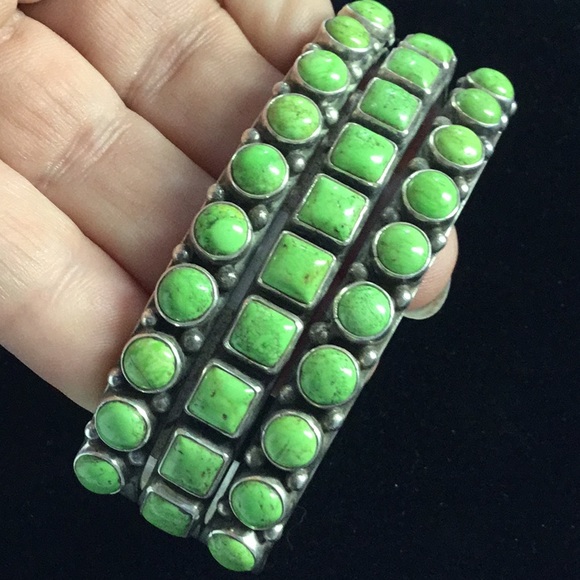 Gaspeite Cuff - Picture 4 of 5